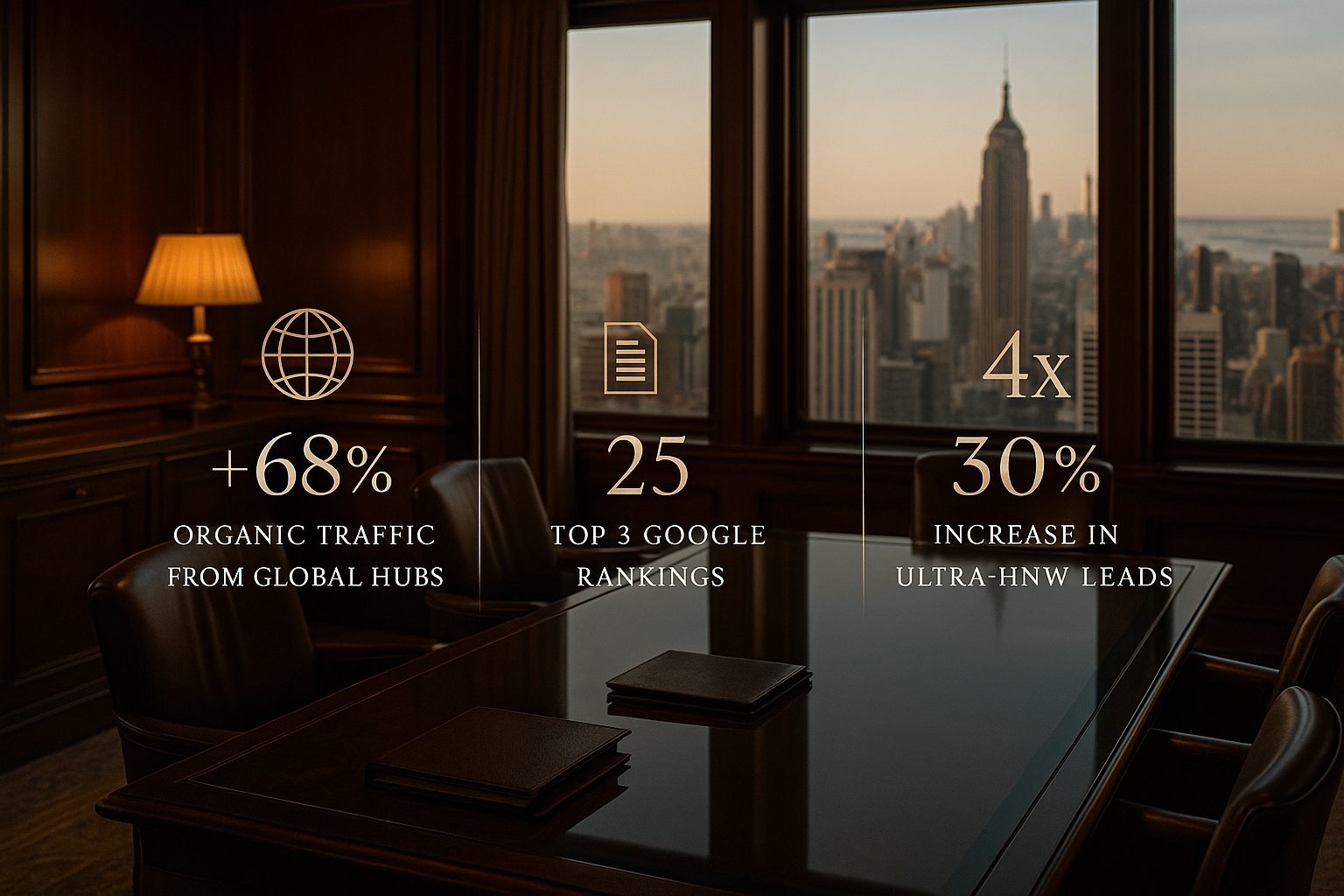 Imperium Private Bank case study - demonstrating digital prestige and wealth management services for ultra-high-net-worth clients